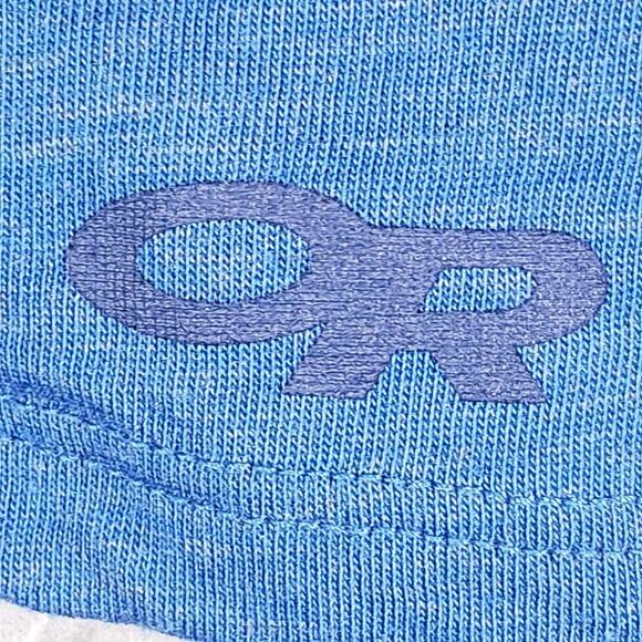 Oudoor Research Shirt Womens Large Blue Wool Blend Lightweight Base Layer Flaw - Picture 4 of 11